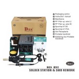 H92 Dess Germany imported hot air gun two in one H92 desoldering station 1600W constant temperature double digital display
