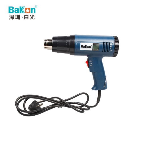 BK-8016 electronic thermostat hot air gun BK8016 digital display hot air gun 1600W high temperature baking gun industrial hot air gun