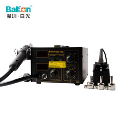 Bakon SBK701D new digital display air pump type two-in-one maintenance soldering station Automatic dormant hot air gun desoldering station