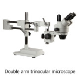 3.5X-180X Continuous Zoom Trinocular stereo microscope Trinocular microscope Zoom 45 90 180X