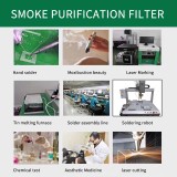 BST-495 Newest Fume Extractor Soldering Smoke Purifier Absorber Dust Smoking Instrument Purifier Purification Air Dust Cleaner Room