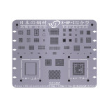 WL Universal BGA Reballing Stencil Kit 0.12mm Thickness Tin Mesh Solder Template for iPhone 11 XSMAX XS XR X 8 8P 7P 7 6P 6 5 5S