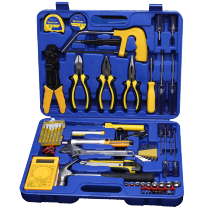 MECHANIC hardware tool box set electrician tool set multi-function tool box household with multimeter