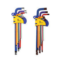 MECHANIC Long/Short Arm Ball Point Hex Key Set High Chrome Vanadium Steel Repair Tools Powerful Type