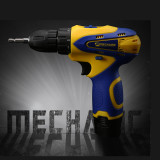 MECHANIC two-speed rechargeable electric drill multifunctional small pistol drill DC 12V household lithium electric drill tool