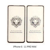 iPhone 6- 15pro max Lion head full cover tempered glass big arc explosion-proof protective film