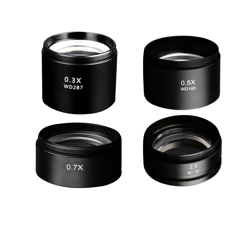 US 10.58 Microscope lens barlow lens 0.3X/0.5X/0.7X/2X increase the