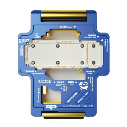 Mechanic latest 3in1 Middle layer texture for IP11/11pro/11promax MODEL 11 Max test stand