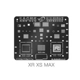 WL Nano Black BGA Reballing Stencil for iPhone XSMAX XS XR X 8 8P 7P 7 6P 6 5 5S Planting Tin Mesh Solder Template