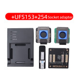 Medusa Pro II box full set UFS95/UFS153/eMMC socket adapter 254 front high speed read & write font programmer