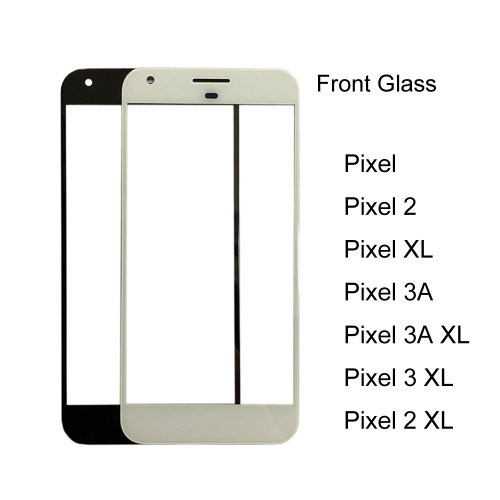 Google Pixel 2 XL 3A 3AXL 2XL 3XL Front Panel Glass Outer Glass Panel No touch Screen