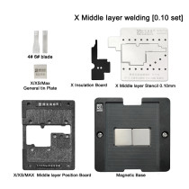 AMAOE A12 XS/MAX/X middle layer tin planting platform middle frame motherboard position board magnetic steel mesh