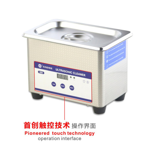 PCB motherboard ultrasonic cleaner industrial 800ml digital mini jewelry ultrasonic cleaning machine with touch buttons