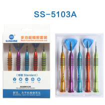 SS-5103A high quality 5in1 precision slotted S2 alloy mini screwdriver set