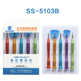 SS-5103B alloy handle s2 tip precision screwdriver set for mobile repair 0.6/0.8/1.2/2.0/T2