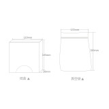 RL-045 Anti-Static Cleanroom Wipers 50pcs/box Paper Drawing Design Vacuum Packing For Phone Screen Mainboard Clean Tool