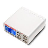 Mobile phone USB Charging Station Rapid Charger with Digital Display 6 Port   EU US UK Plug