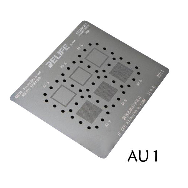 RL-044 AU1 AU2 Steel net 0.12MM for iPhone CPU stencil IP CPU A7/A8/A9 IP CPU A10/A11/A12