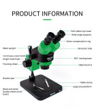 RL-M3 binocular high-definition stereo microscope maintenance tool for motherboard welding 7-45 continuous zoom clear