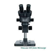 RL-M3T trinocular stereo microscope mobile phone repair 7-45X continuous zoom optional accessories 4800W 3800W