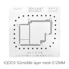 AMAOE IQ3-012 iQOO3 5G middle layer tin planting net VIVO iQ003 5G motherboard middle layer stencil 0.12MM