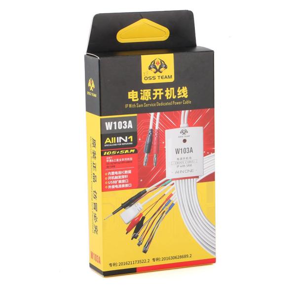 W103A/W103Cpower supply cable battery charging cable for iPhone 11 pro max xs max 4/4S/5/5S/6/6S/7/8/X Plus