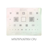 AMAOE MZ5 MZ:5 CPU stencil for Meizu MX5 MX6 Pro6 Meilan metal MT6797V MT6795V universal CPU reballing steel mesh 0.12MM