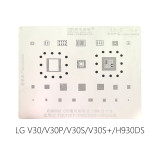 AMAOE LG3 LG:3 CPU series stencil MSM8998 for LG V30 V30+ V30P V30S V30S+ V30SP H930DS CPU reballing steel mesh 0.12MM