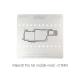 AMAOE Huawei Mate30Pro middle layer reballing kit 0.15MM 0.1MM position board/ base /4G/5G pcb middle layer steel mesh