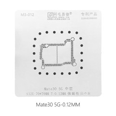 AMAOE M3-012 Huawei Mate30 5G motherboard middle layer 0.12MM reballing stencil