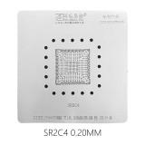 AMAOE SR2C4 reballing stencil for Macbook 0.20MM SR2C4 steel mesh SR2C4 position plate magnetic base