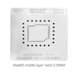 AMAOE RS015 RS010 middle layer steel mesh for Huawei MateRS motherboard middle layer reballing stencil 0.15MM 0.10MM