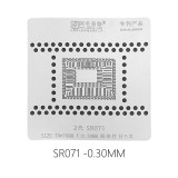 AMAOE Mac 2Gen SR071 reballing stencil kit 0.30MM  Macbook CPU SR071 steel mesh / SR071 position plate / magnetic base
