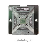 AMAOE U6 CPU reballing stencil position platform 0.12MM steel mesh for MSM8994 MSM8996 down