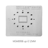 AMAOE U7 MSM8998 reballing kit U7 position plate /  0.12MM MSM8998 CPU stencil / magnetic base