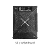 AMAOE U8 CPU reballing kit for SAMSUNG 7885 CPU 0.10MM steel mesh / magnetic base / U8 position plate