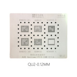 AMAOE Qualcomm CPU reballing stencil 0.12MM QU:1 QU:2 QU:3 QU:4 Qualcomm MSM series steel mesh QU1 QU2 QU3 QU4