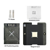 AMAOE U9 CPU reballing kit 0.12MM MSM8905/8909 steel mesh / U9 position plate / magnetic base