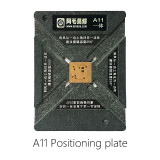 AMAOE iPhone magnetic BGA tin planting plate A7 A8 A9 A10 A11 A12 A13 A14 CPU  planting position plate board +0.10mm reballing stencil