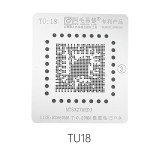 AMAOE LCD TV CPU3 reballing kit 0.20MM steel mesh for TU10 TU11 TU12 TU13 TU14 TU15 TU16 TU17 TU18 TU36 TU37 CPU3 position plate