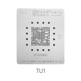 AMAOE LCD TC reballing kit CPU1 position plate 0.20MM TU series stencil TU:1 TU:2 TU:3 TU:4 TU:5 TU:6 TU:34