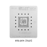 AMAOE CPU5 LCD TV reballing kit 0.20MM steel mesh for TU21 TU22 TU23 TU24 TU25 TU26 TU27 CPU5 position plate