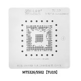 AMAOE TU19 TU33 CPU4 reballing kit 0.20MM steel mesh CPU4 position plate MSD6A938VPCN MT5326ACDJ/MT5502