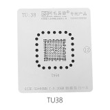 AMAOE LCD TV CPU12 reballing kit 0.20MM TU:38 T950 steel mesh TU38 CPU12 position plate