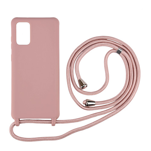 Samsung models silicone case with neck-hanging integrated rope Lanyard silicone phone case