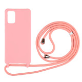 Samsung models silicone case with neck-hanging integrated rope Lanyard silicone phone case