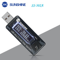 USB digital display tester fast charging SS-302A power group table current voltage detector supports a variety of devices