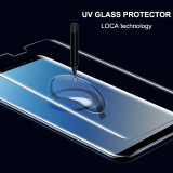 UV glue tempered glass for Samsung Galaxy edge models UV Nano liquid protective film S6 edge - S20 ultra note8-note10+ /iP6-14promax screen protector