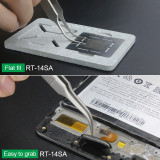 Relife RT-14A RT-14SA Mobile Phone Repair Tweezers Anti-static anti-slip clip high toughness precision fine tip plus chip repair
