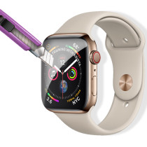 UV Full Cover Screen Protector for Apple Watch 38mm 42m 40mm 44mm Nano Liquid Full Glue Tempered Glass for iWatch S1 S2 S3 S4 S5  with package